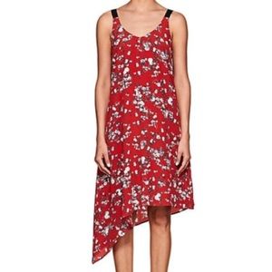 Rag & Bone Zoe Silk Floral Midi Dress